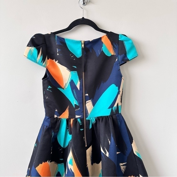 ANTHROPOLOGIE Fit-and-Flair Pinion Dress by Moulinette Soeurs (Size:0) - Picture 7 of 11